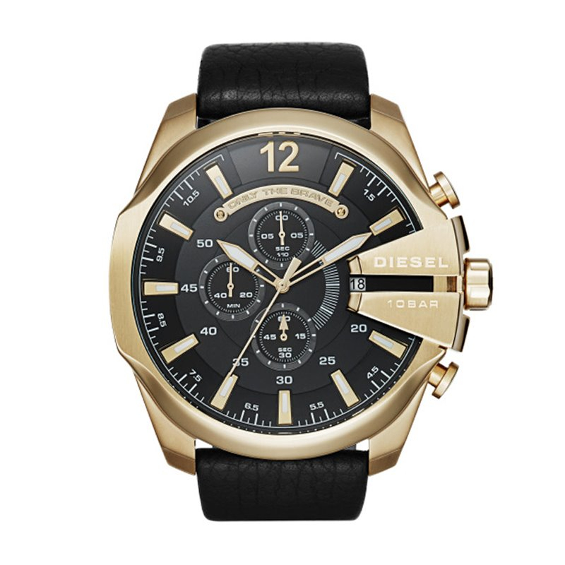 Montre homme diesel mega chief doré - analogiques - edora Montre homme diesel mega chief doré - analogiques - edora