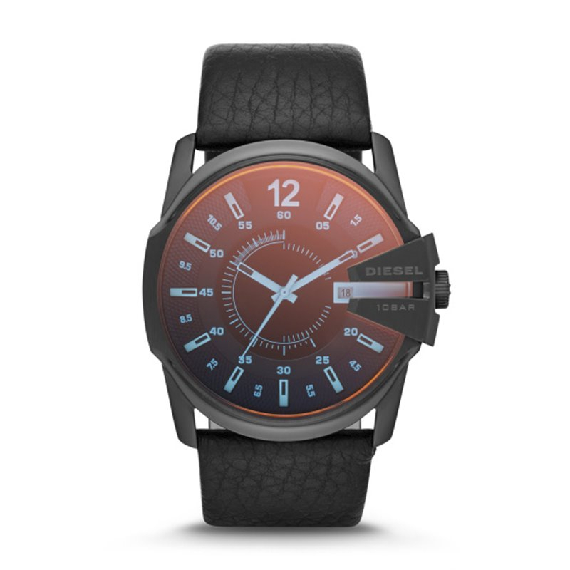 Montre homme cuir diesel master chief noir - montres - edora Montre homme cuir diesel master chief noir - montres - edora