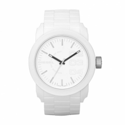 Montre Homme Silicone Diesel Double Down blanc