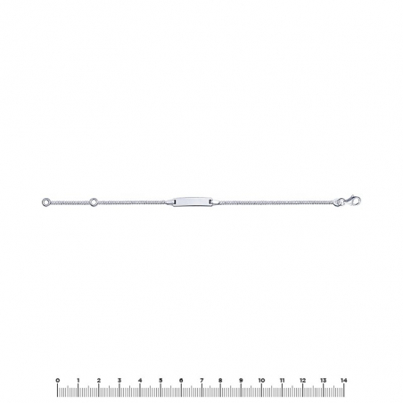 Bracelet enfant: gourmette enfant, or, argent - bijoux enfant - gourmettes - edora - 2