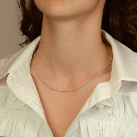 Chaîne argent 925/1000 gourmette 1.80 mm – colliers argent
