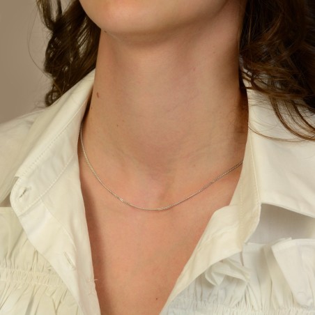 Chaîne argent 925/1000 gourmette 1.40 mm – colliers argent