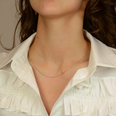 Chaîne argent 925/1000 gourmette 1.25 mm – colliers argent