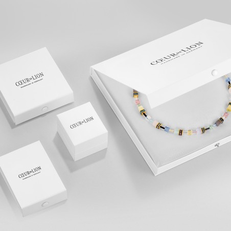Boucles d'oreilles femme cœur de lion geocube – pendantes