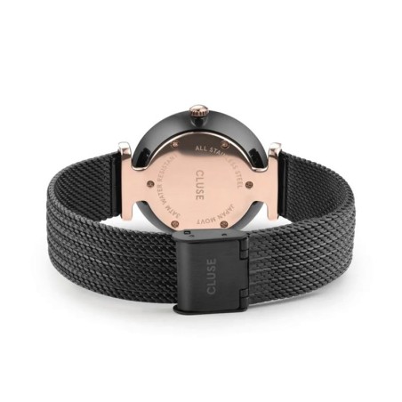 Montre femme cluse triomphe mesh black – analogiques