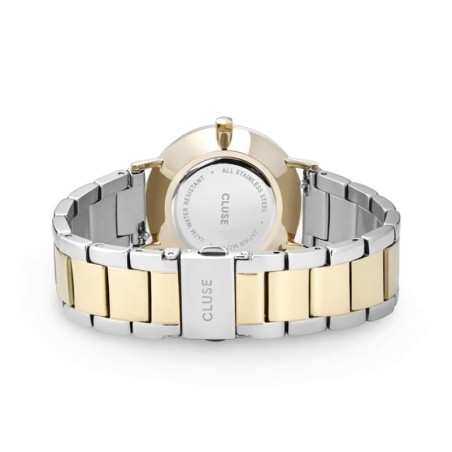 Montre femme cluse minuit 3-link gold silver – analogiques