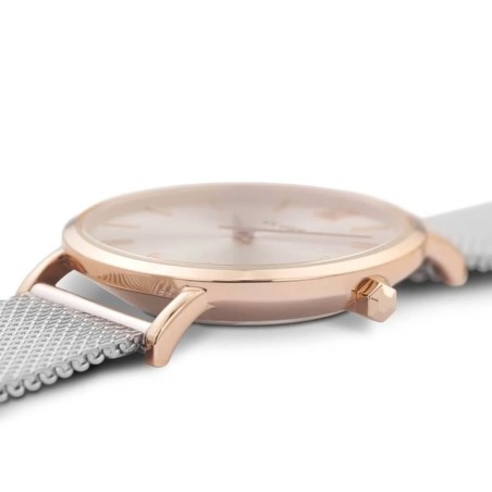 Montre Femme Cluse Minuit Mesh Rose Gold Silver