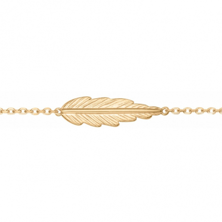 Bracelet or & argent, bracelet plaqué or, bracelet cuir & tissu (10) - bracelets-plaque-or - edora - 2