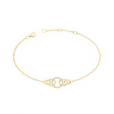 Bijoux promo & promotion bijoux - soldes bijoux femme - bracelets-plaque-or - edora - 1