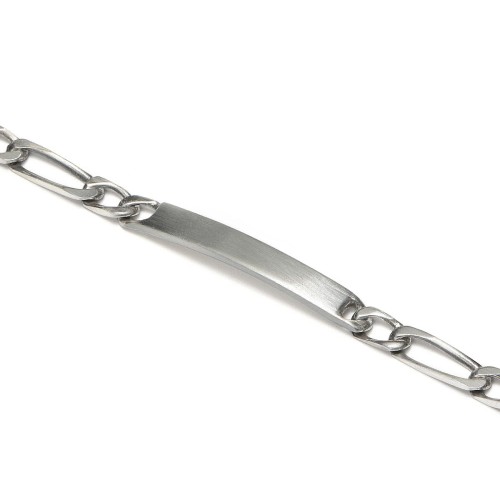Bracelet Gourmette Identité ARGENT 925/1000 Argenté