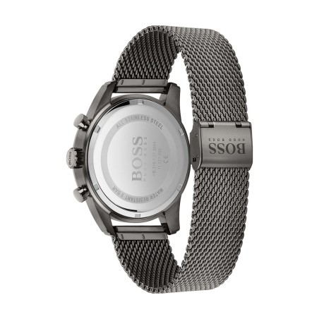 Montre homme chronographe boss acier gris – chronographes
