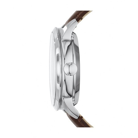 Montre homme fossil townsman automatique cuir brun – analogiques