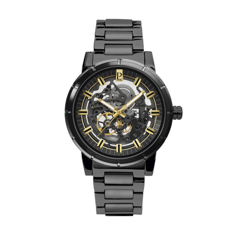 Montre homme automatique pierre lannier acier noir - analogiques - edora