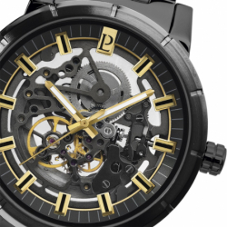 Montre homme automatique pierre lannier acier noir - analogiques - edora - 2