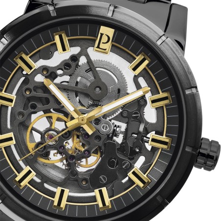 Montre homme automatique pierre lannier acier noir – montres françaises
