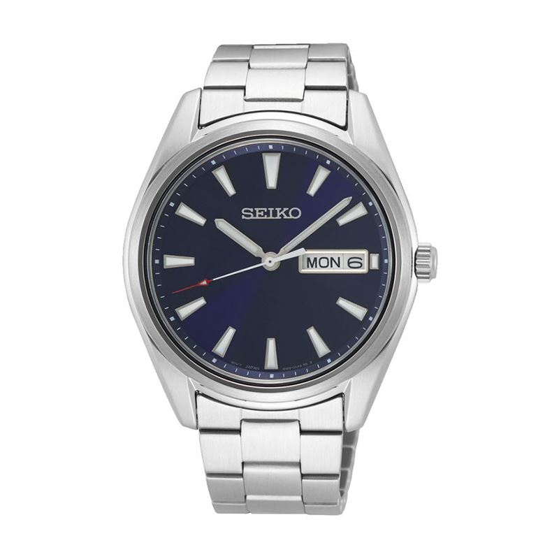 Montre homme seiko classique acier argenté - analogiques - edora