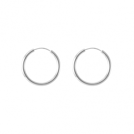 Créoles plaqué or : boucles d’oreilles créoles plaqué or - accueil - edora - 1