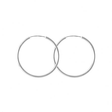 Créoles plaqué or : boucles d’oreilles créoles plaqué or - accueil - edora - 1