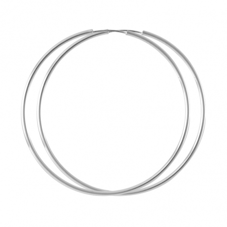 Creoles femme: créoles argent, or 18 carats & créoles or blanc - accueil - edora - 1