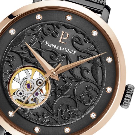 Montre femme automatique pierre lannier acier gris – analogiques