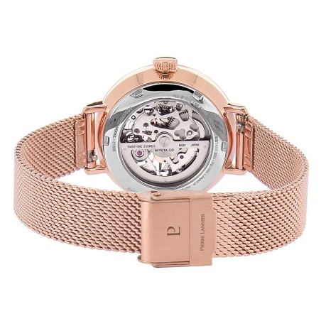 Montre femme automatique pierre lannier acier doré rose – accueil