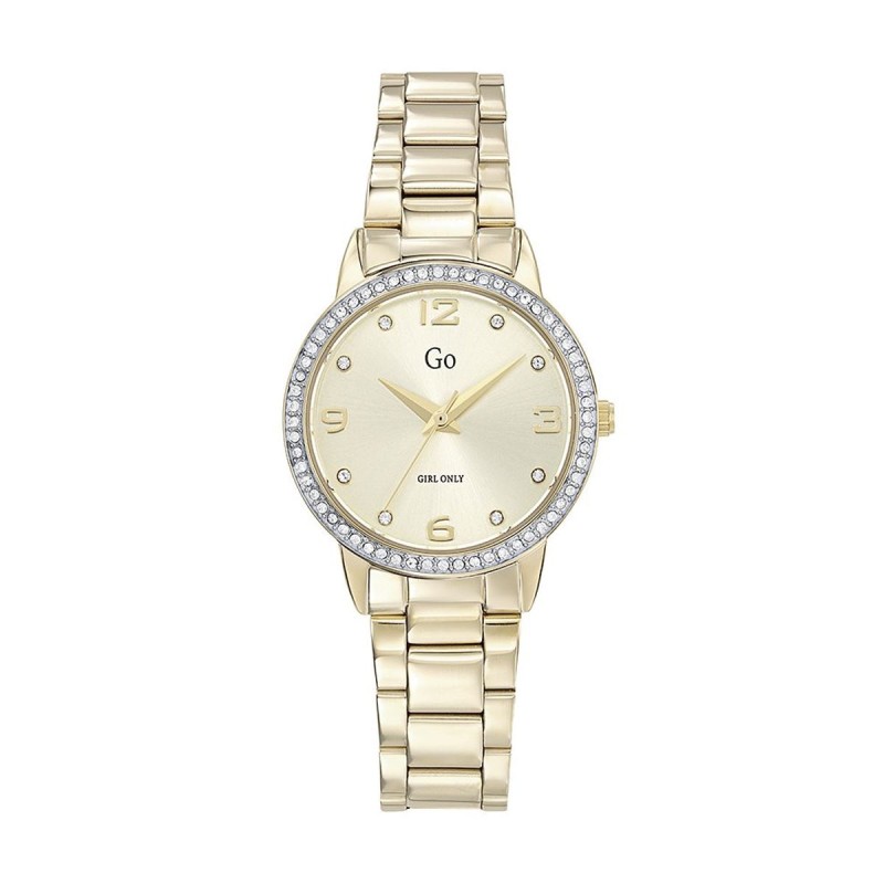 Montre Femme Vintage Métal doré strass