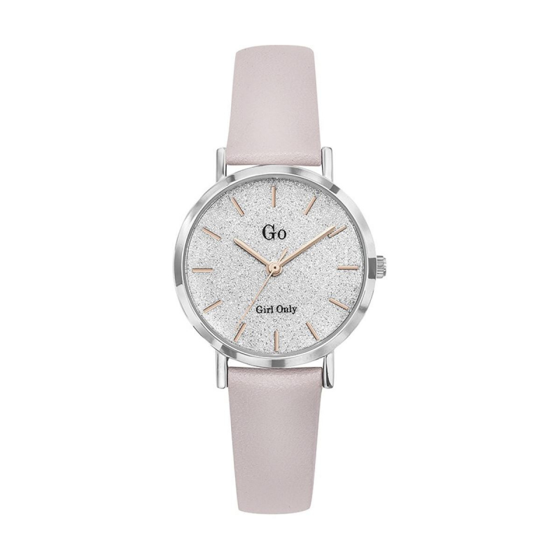 Montre femme Girl Only cuir rose clair