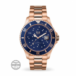 Montre femme ICE WATCH STEEL blue cosmos / rose gold