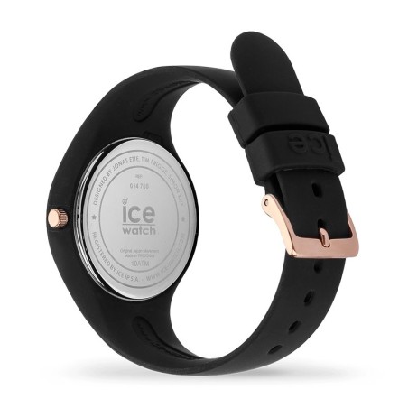 Montre femme ice watch glam black / rose gold - s – analogiques