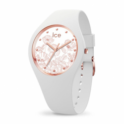 Montre femme ice watch flower spring white - s - analogiques - edora - 0