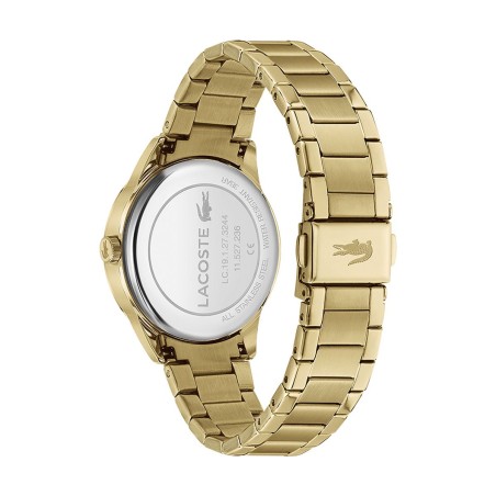 Montre femme lacoste ladycroc acier doré – analogiques
