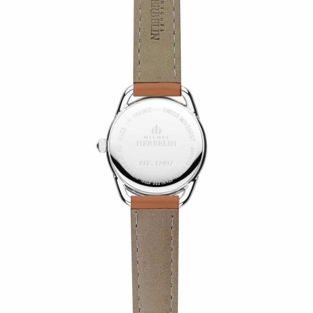 Montre femme michel herbelin equinoxe cuir marron 17497ap08gd – analogiques