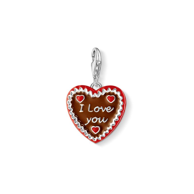 Charms femme i love you thomas sabo argent 925/1000 - corbeille - edora