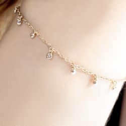 Bracelet femme optimiste la garçonne plaque or et diamant - bracelets-femme - edora - 3