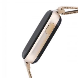 Montre femme connectée smartwatch liu jo acier doré rose - connectees - edora - 1