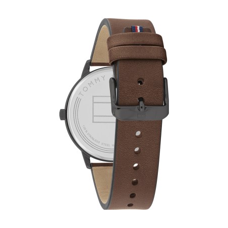 Montre homme hendrix tommy hilfiger cuir brun  – montres homme