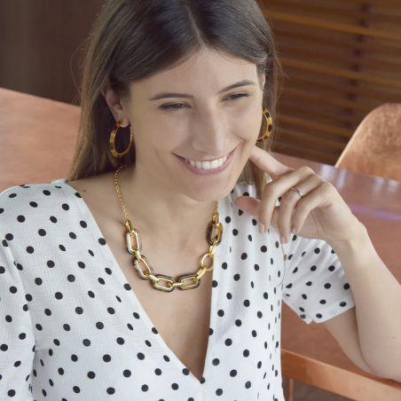 Boucles d’oreilles laiton: créoles laiton & puces d’oreilles - boucles-d-oreilles-femme - edora - 2