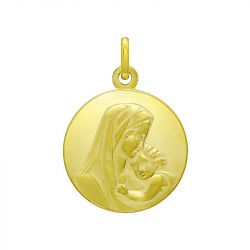 Médaille Vierge OR 750/1000 Jaune