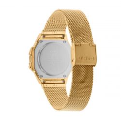 Montre digitale casio vintage round acier doré  - montres-femme - edora - 1