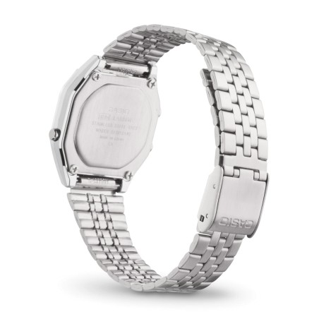 Montre casio vintage iconic acier argenté – digitales