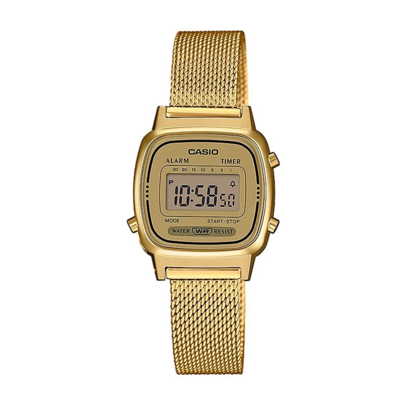 Montre casio vintage mini acier doré montre digitale homme, femme & enfant - edora - digitales - edora Montre casio vintage mini acier doré montre digitale homme, femme & enfant - edora - digitales - edora