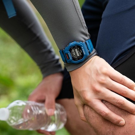 Montre homme casio g-shock g-squad silicone bleu  – montres homme