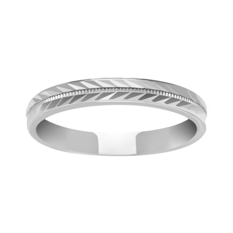 Bague mixte alliance edora argent 925/1000 ruban edo72640003 - alliances - edora Bague mixte alliance edora argent 925/1000 ruban edo72640003 - alliances - edora