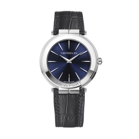 Montre homme michel herbelin newport cuir gris  19522ap15 – montres homme