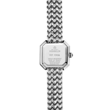 Montre femme michel herbelin octogone acier argenté 17436b19 – montres femme