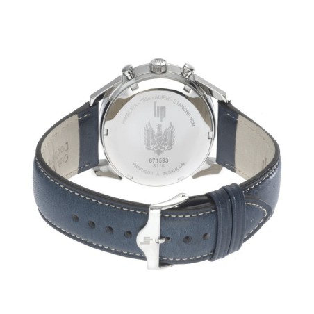 Montre homme chronographe lip himalaya cuir bleu – montre vintage homme casio