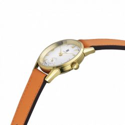 Montre femme lip himalaya cuir orange - montres-femme - edora - 1