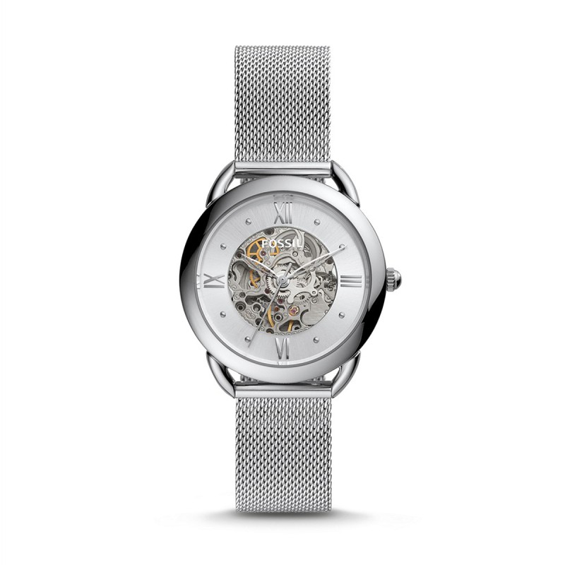 Montre homme automatique fossil neutra cuir brun automatiques edora