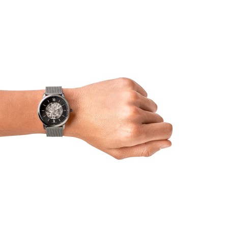Montre homme automatique fossil neutra acier gris anthracite – automatiques