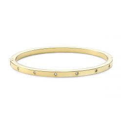 Bracelet femme fossil sutton shine bright acier doré et oxydes - bracelets-femme - edora - 1